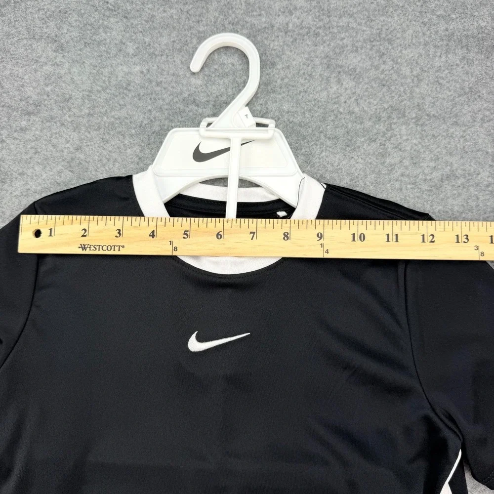 Nike Dri-FIT Boys Size 7 Black White T-Shirt Shorts 2 Piece Athletic Set NWT